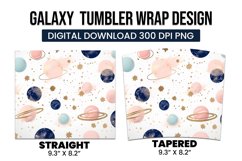 Galaxy Tumbler Wrap Design Product Image 3