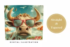 Funny Cow Tumbler Sublimation, 3D Cow Sublimation Tumbler Product Image 3