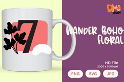 Wander Boho Floral Monogram Product Image 1