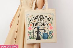Gardening is my therapy PNG, Gardening Sublimation PNG Product Image 3