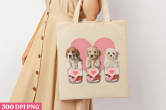Valentine Dog Sublimation PNG Product Image 3