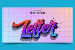 Editable Text Effect for Illustrator. Vector Graphic styles Product Image 1