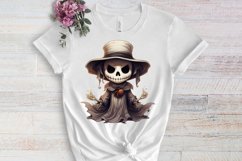 Cowboy Ghost Sublimation Clipart, Watercolor Clipart Product Image 3