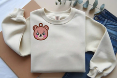 Cute Bear Keychain Embroidery Design Product Image 4