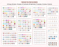 Beach Girls Clipart Portrait Creator Product Image 3