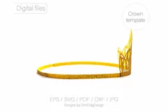 Crown svg Princess crown svg Tiara svg Birthday crown svg Product Image 2