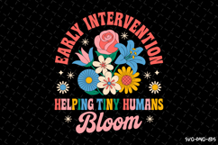 Early Intervention SVG Design | Quotes | SVG Cut Files Product Image 1
