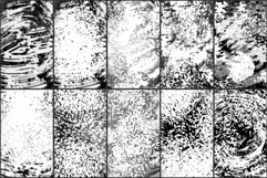 30 Halftone Circle Textures Product Image 4