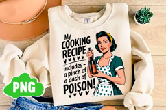 Retro Sarcastic Women Sublimation PNG Product Image 1