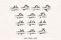 Billiards Split Monogram SVG Bundle AZ | Pool Cue 8 Ball Product Image 3