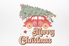 Retro Groovy Christmas SVG Product Image 3