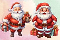 Santa Love Dancing Clipart Bundle, Christmas PNG Product Image 4