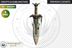 Deep Sea Fantasy Clipart PNG, Mermaid, ocean mythology Product Image 1