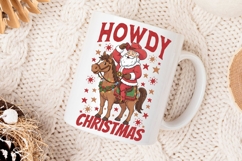 Howdy Christmas Png, Cowboy Santa Png, Western Christmas Png Product Image 4