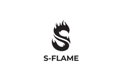 Letter S Flame Logo Design Vector Product Image 3
