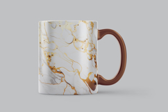 Gold White Marble Digital Paper Product Image 3