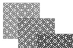 shades of Gray lattice circles digital papers Product Image 3