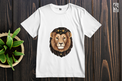 Watercolor Leo Lion Clipart PNG Product Image 2