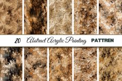 Abstract Seamless Digital Paper | Acrylic Neutral Paper Product Image 3