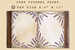 Vintage Lavender junk journal pages Product Image 3