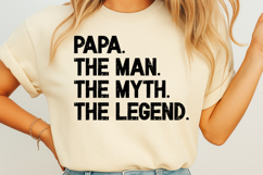 The Man The Myth Daddy The Legend SVG Product Image 3
