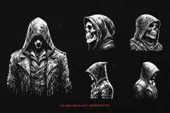 10 Bundle Dark Art Assassins Killer Murder Horror Ninja Product Image 5