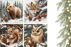 Winter Animals Pillow Case, Winter Pillowcase Designs Product Image 3