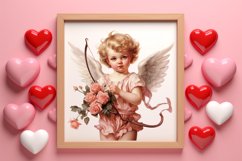 Valentines Day Cupid Sublimation Bundle, Cupid Watercolor Product Image 3