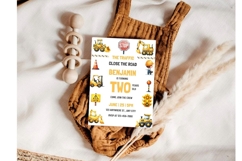 Baby Shower Invitation Template 335 Product Image 3