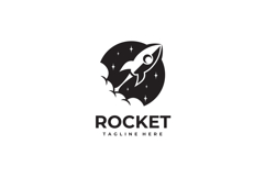 Rocket Logo Design Vector Illustration Product Image 3
