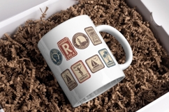 Vintage Travel Stamp PNG Bundle Product Image 3