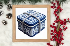 Cozy Christmas Knitting Clipart, Christmas PNG Product Image 3