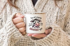 Sarcastic Cow PNG Sublimation Design BUNDLE. Product Image 2