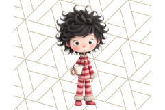 Christmas Whimsy Clipart, Holiday Kids PNG Graphics Product Image 3