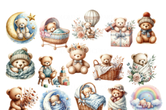 Little Teddy Bear Clipart Product Image 3