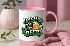 Irish You Were Beer PNG, St Patrick&#039;s Day Sublimation PNG Product Image 3