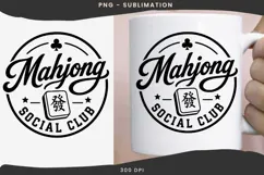 Mahjong quote png design for T-shirts Product Image 3