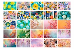 Flowers Cosmetic Bag Bundle, Floral Cosmetic Bag Designs Product Image 3