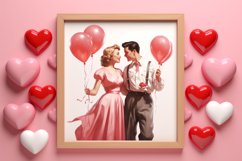 Valentines Day Couple Clipart, Valentines Clipart Product Image 3