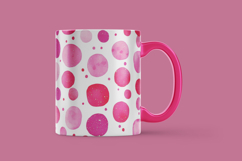 Pink Polka Dots Digital Paper Product Image 3