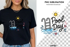 Pool Day PNG | Summer Pool Clipart | Cute Swimming Design Product Image 3
