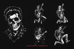 10 Bundle Dark Art Rockabilly Music Rock n Roll Vintage Product Image 5