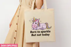 BORN TO SPARKLE BUT PNG, Lazy Sublimation PNG Product Image 3