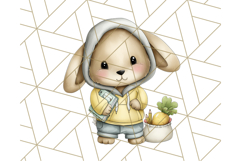 Cute Back to School Animals PNG Clipart with Books &amp; Bags Product Image 3