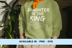 Daughter of the King | Faith-Based PNG Design | Bible Verse Product Image 8