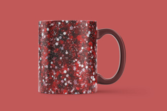 Dark Red Glitter Digital Paper Product Image 3