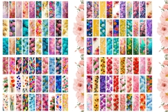 Cartoon Flowers Bookmark Huge Bundle, Floral Bookmarks Product Image 3