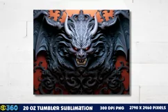 Halloween Tumbler Sublimation Wraps, Tumbler Halloween Product Image 3