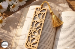 Leucanthemum Flower Bookmarks Laser Cut | Glowforge | SVG Product Image 1