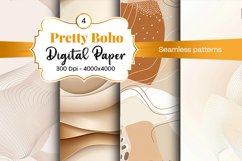 Boho digital paper Seamless backgrounds Product Image 2
